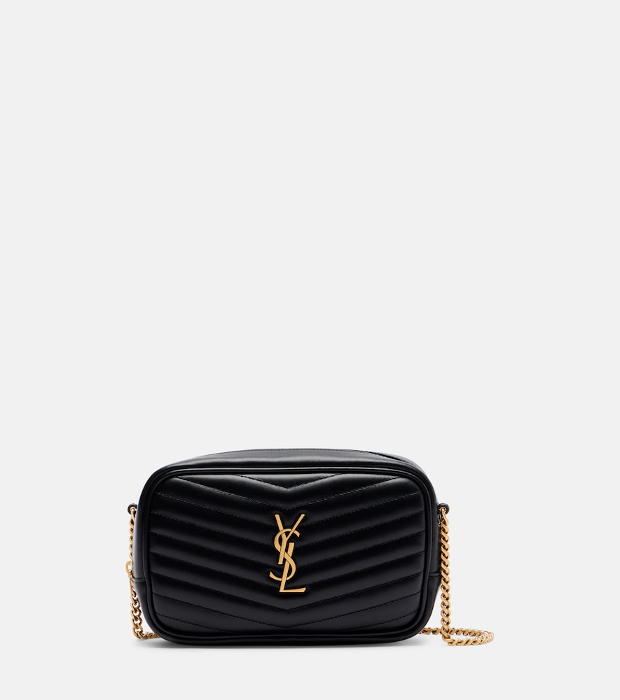 Saint Laurent Lou Mini matelassé leather camera bag