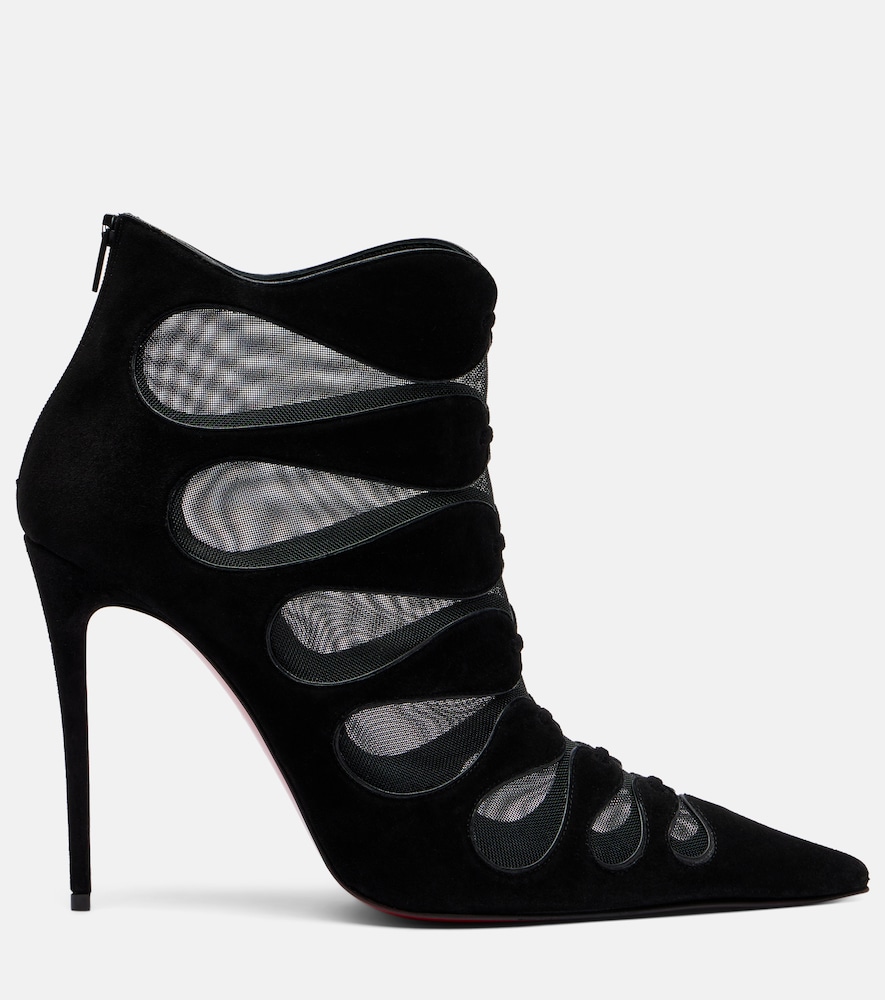  Christian Louboutin Christian Louboutin Circus Max 100 Suede Ankle Boots 