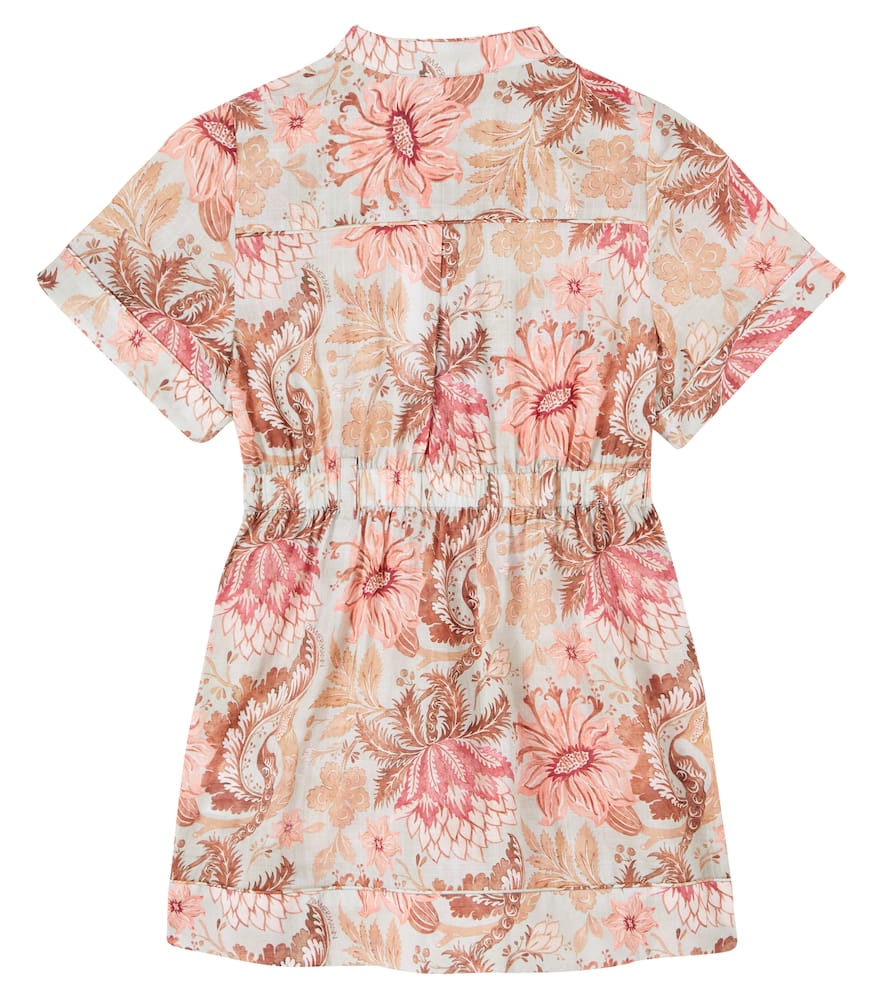 Zimmermann Daylight Floral Cotton Dress In Multi