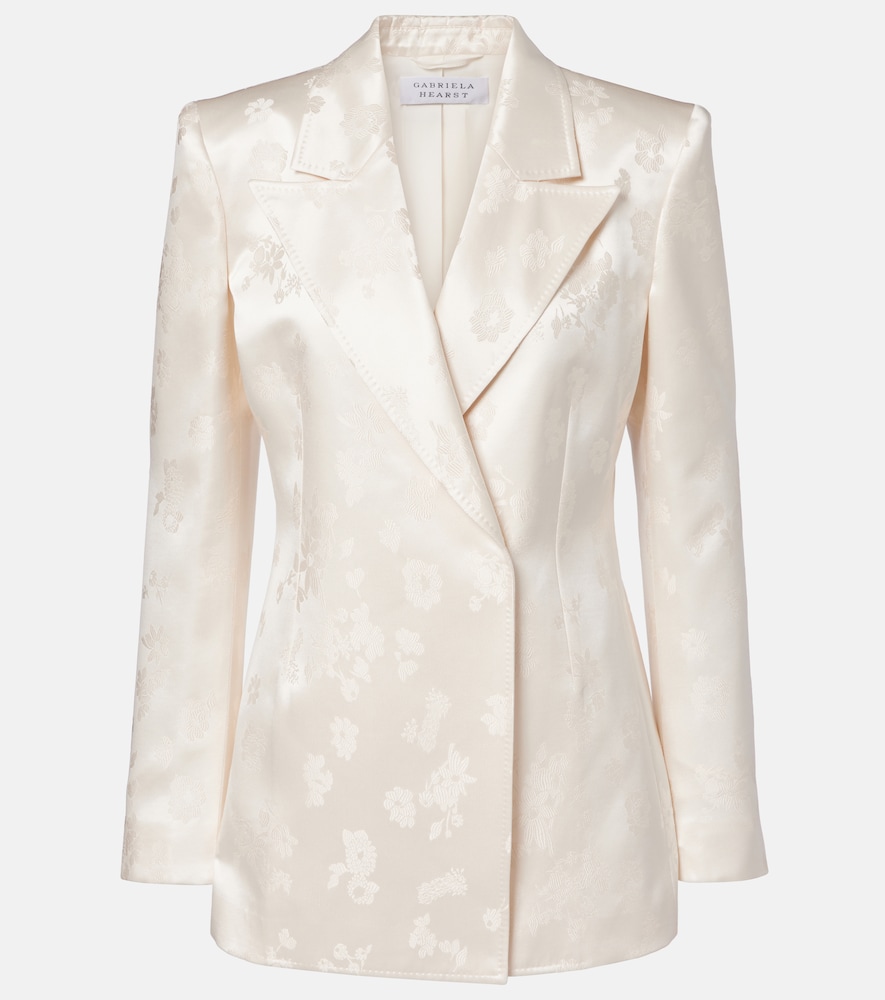 Gabriela Hearst Aleah embroidered silk blazer