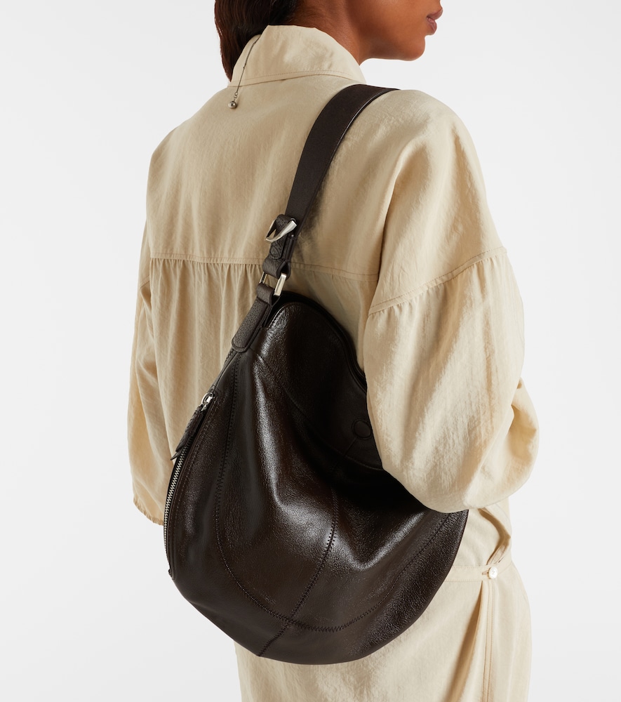 Lemaire Quiver Clip Medium leather shoulder bag