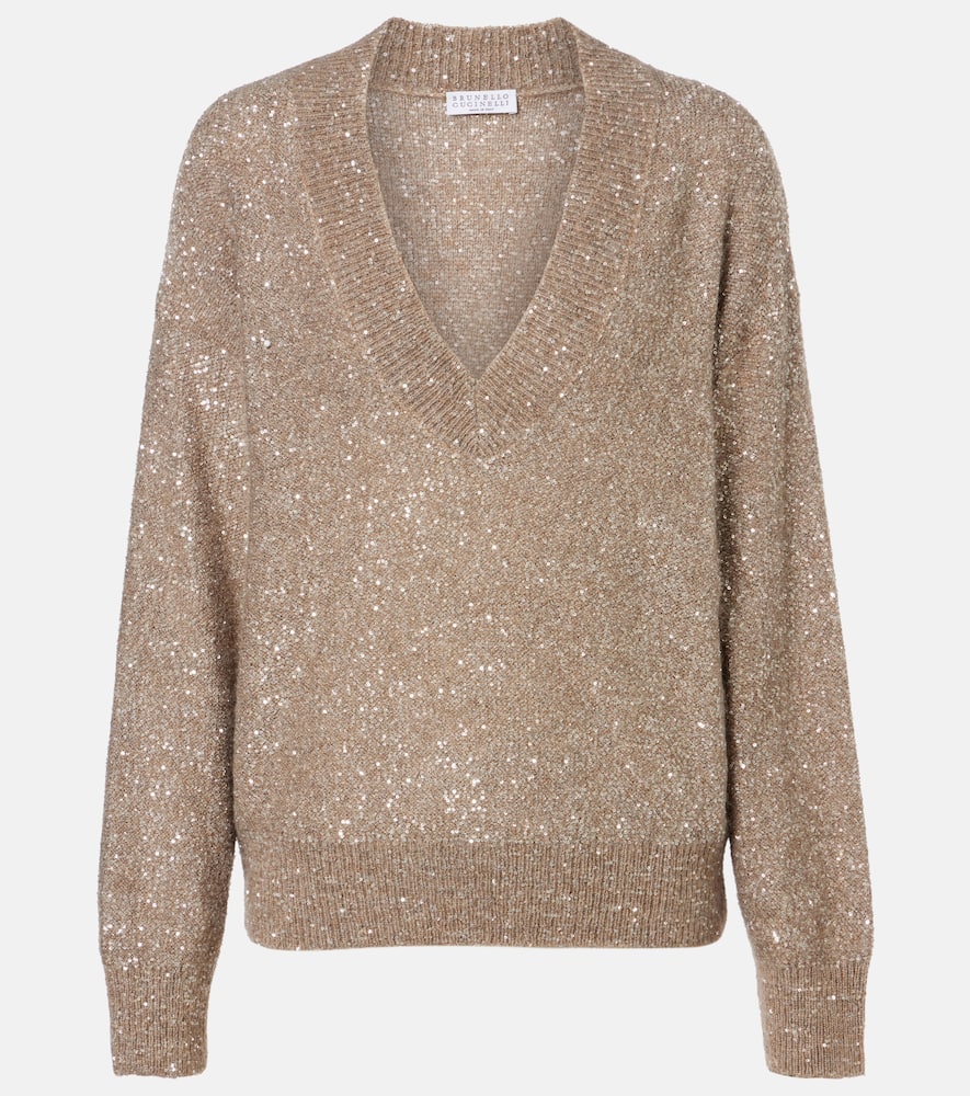 Pullover con paillettes