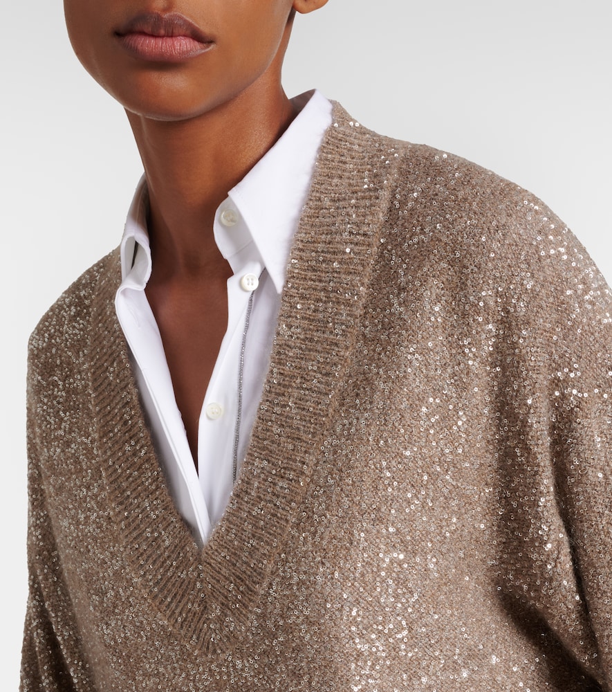  Brunello Cucinelli Brunello Cucinelli Pullover Mit Pailletten 