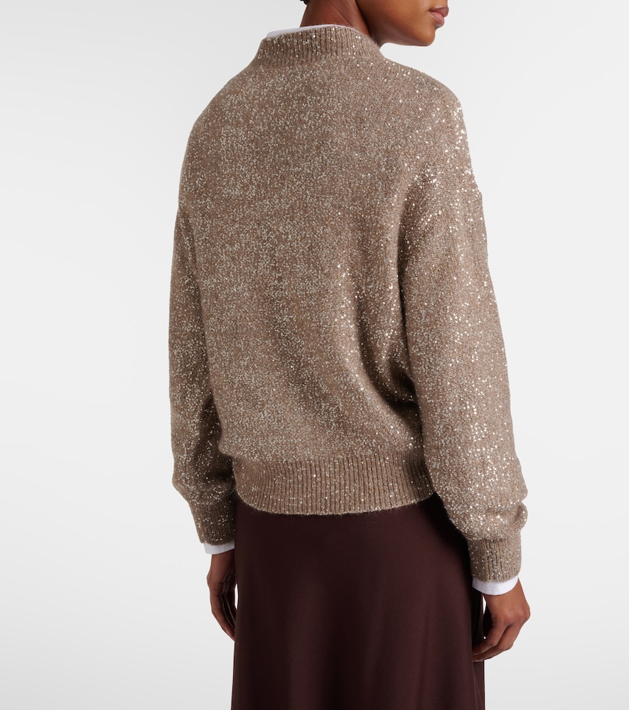  Brunello Cucinelli Brunello Cucinelli Pullover Mit Pailletten 