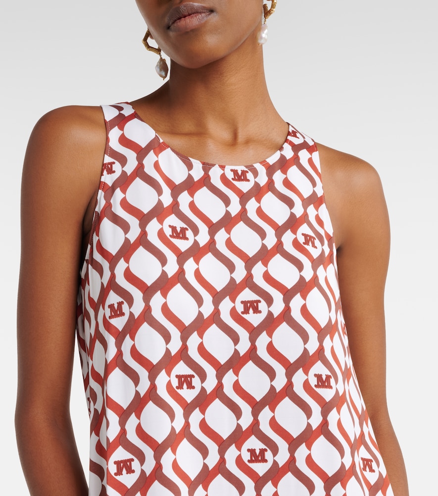  Max Mara Max Mara Bedrucktes Midikleid Paste 