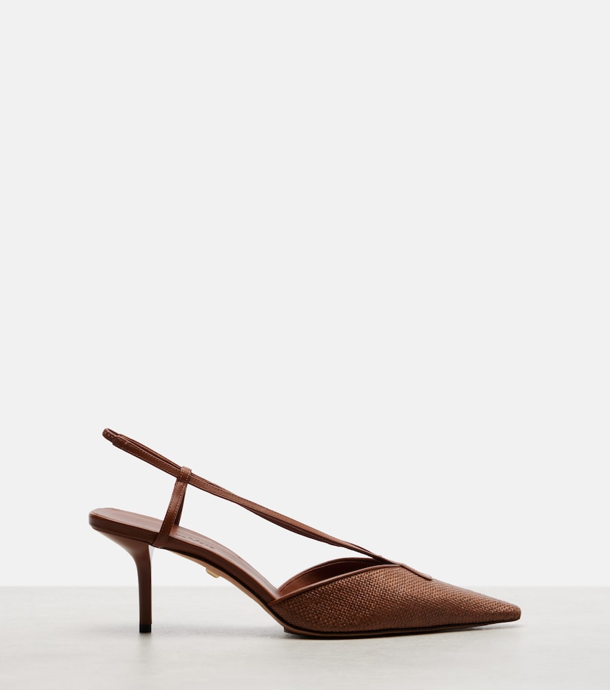  Max Mara Max Mara Slingback-pumps Mit Leder 
