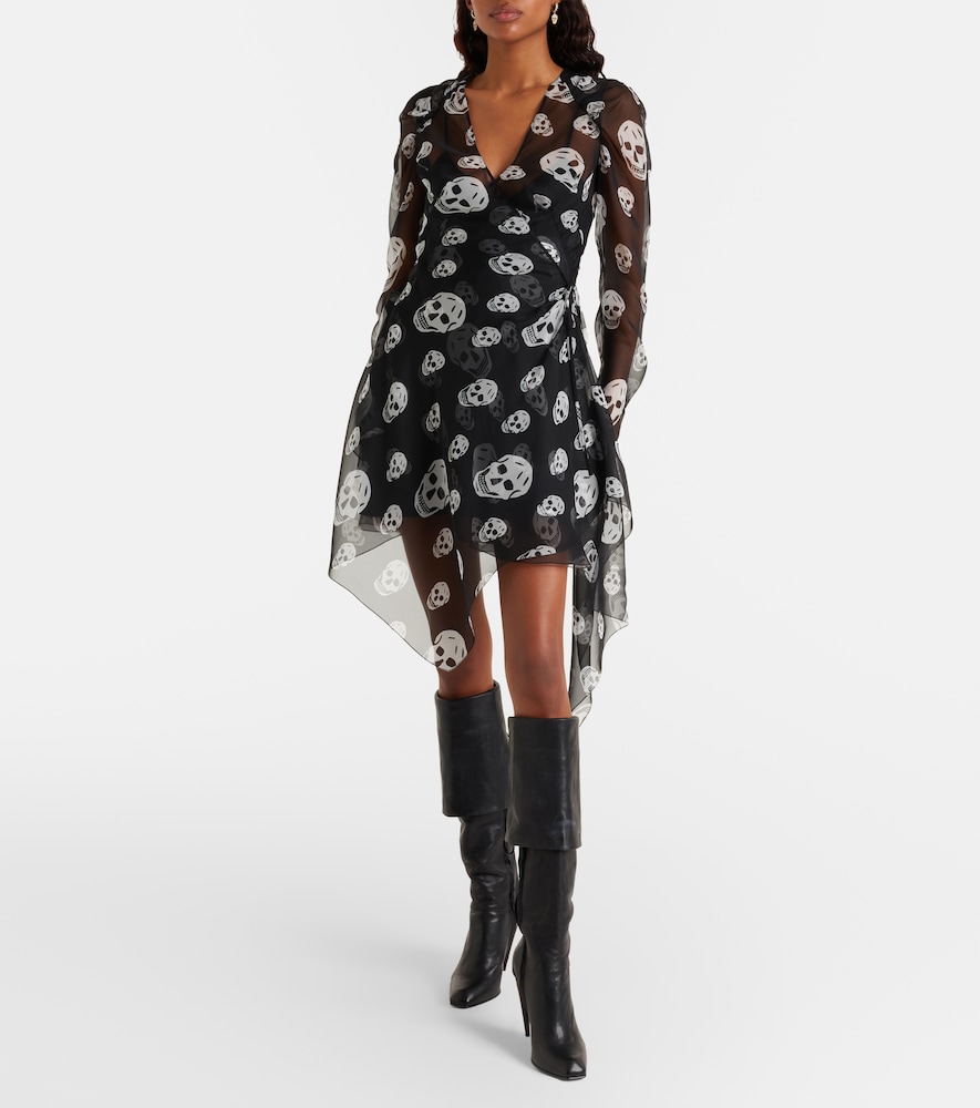 Mcqueen Mcqueen Botas Altas Horn Heel De Piel 