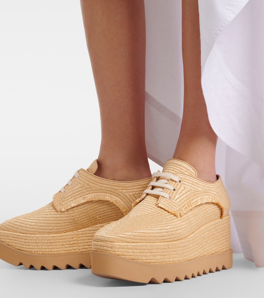 Stella McCartney Elyse woven platforms