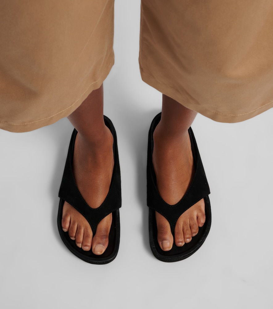JUDE Yaga suede and leather sandals