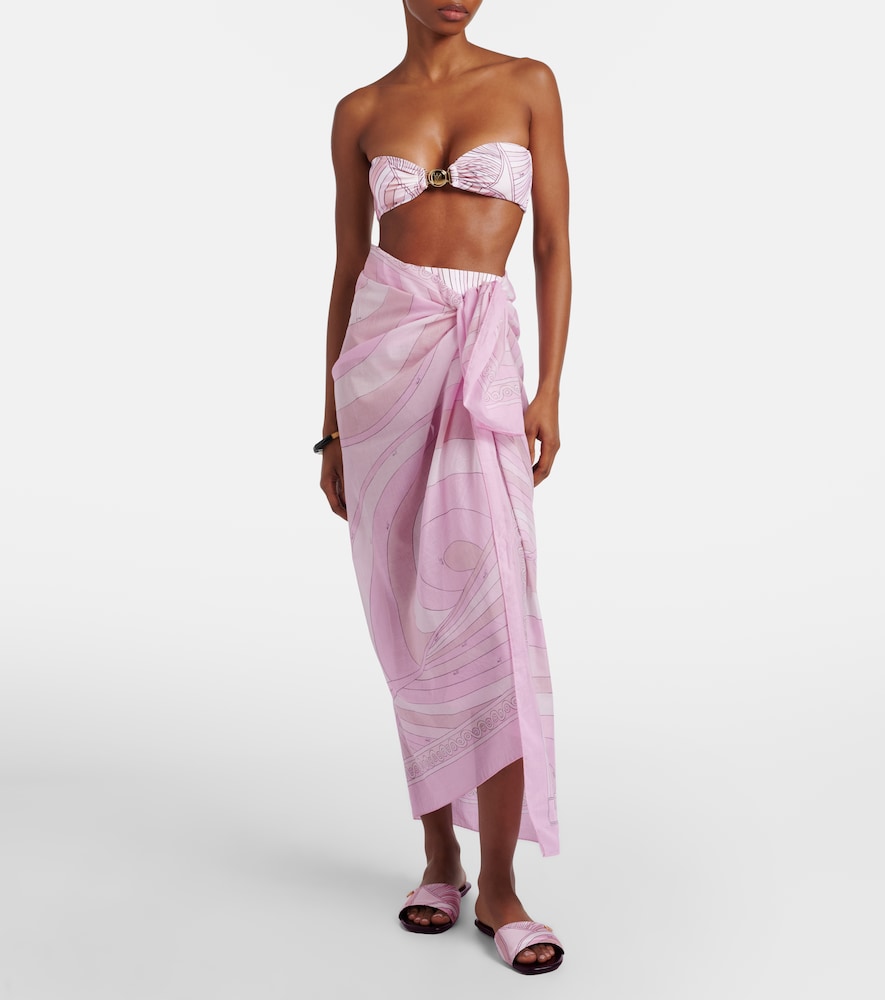 Pucci Iride cotton beach cover-up