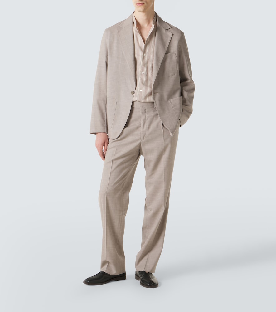  Stoffa Stã²ffa Pleated Wool Wide-leg Pants 