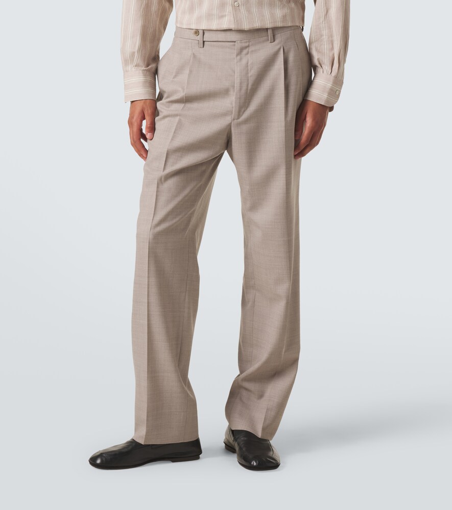  Stoffa Stã²ffa Pleated Wool Wide-leg Pants 