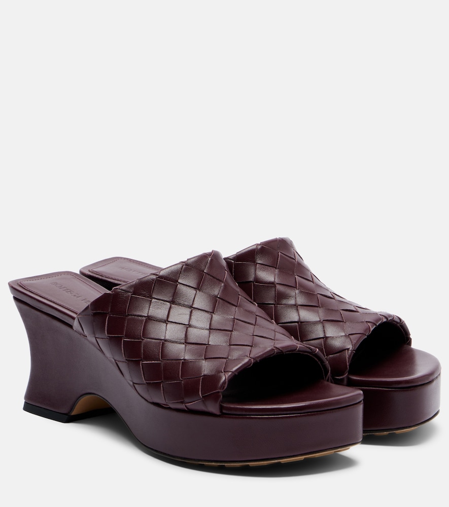 Stivaletti Rosita in pelle Intrecciato