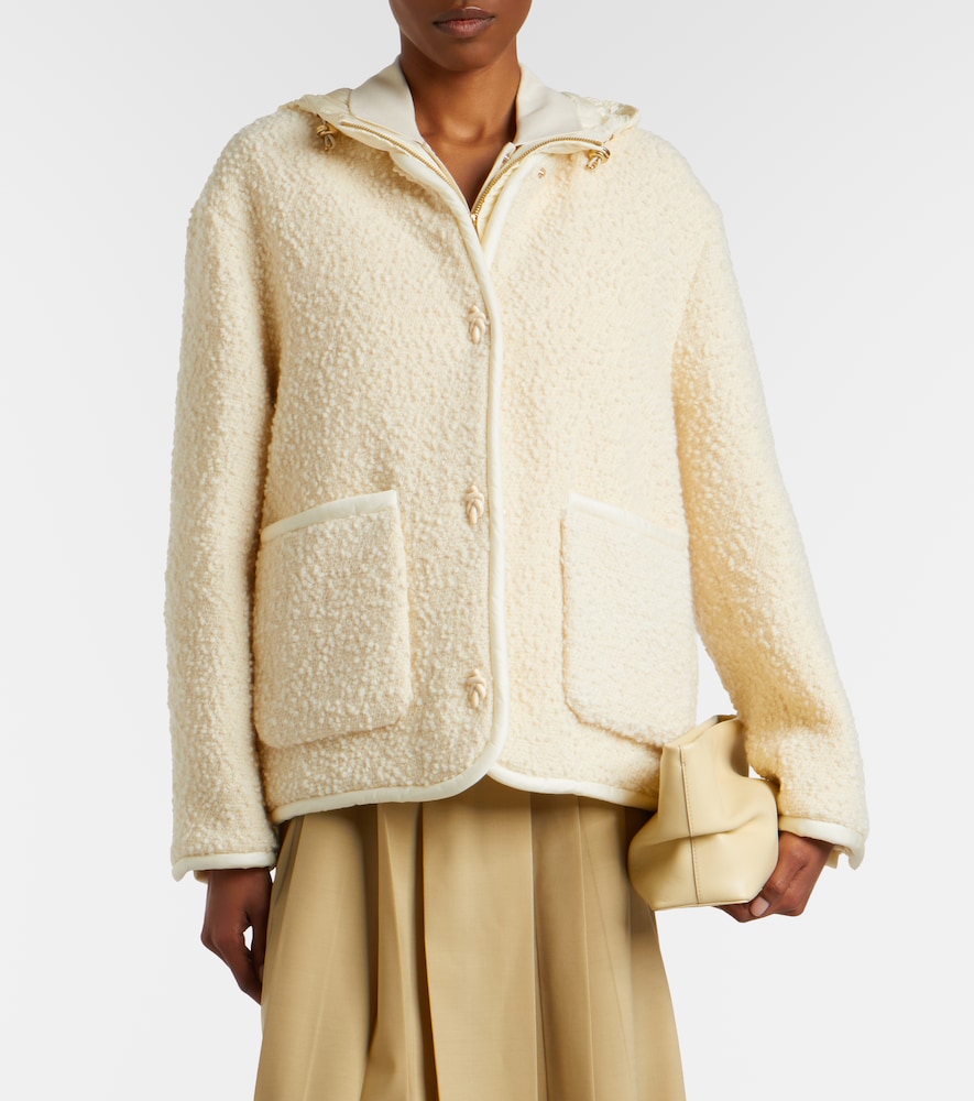 Moncler Hylesine wool and cotton-blend down jacket | Thumbnail 2 Moncler Hylesine wool and cotton-blend down jacket | Thumbnail 2