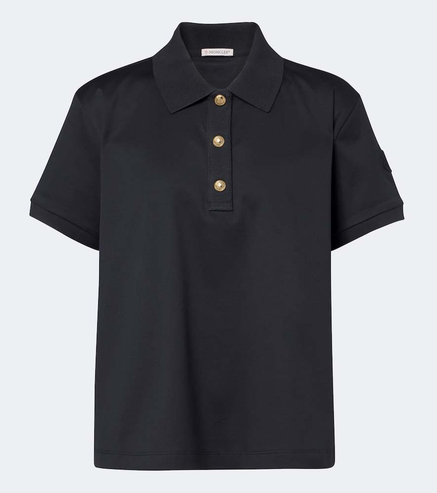 Moncler Cotton jersey polo shirt　モンクレール コットンジャージー ポロシャツ Moncler