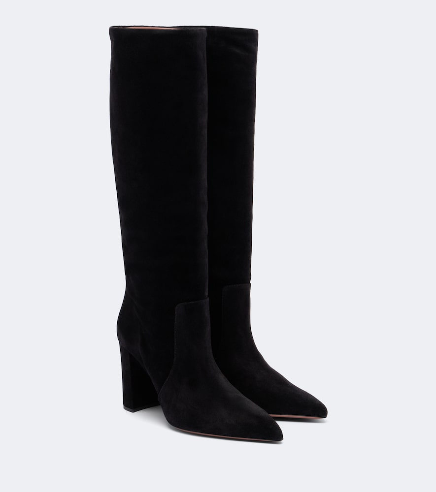 Anja Suede Knee-High Boots