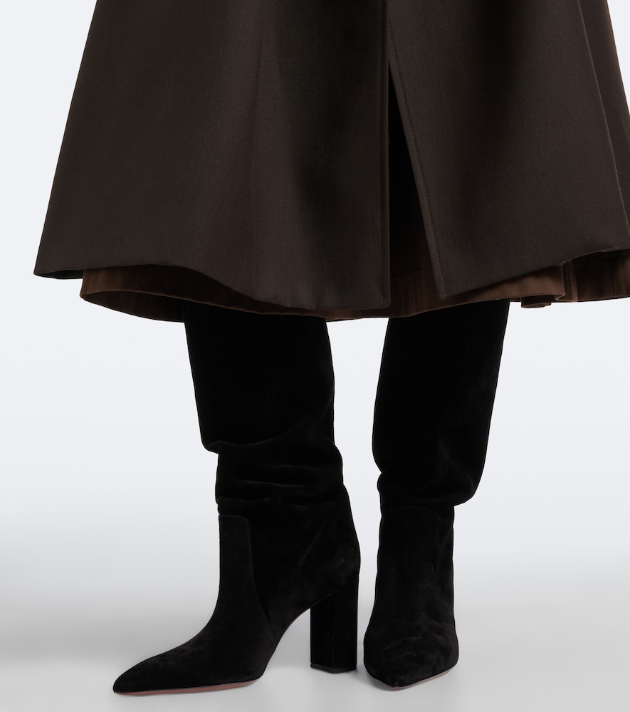 Anja Suede Knee-High Boots