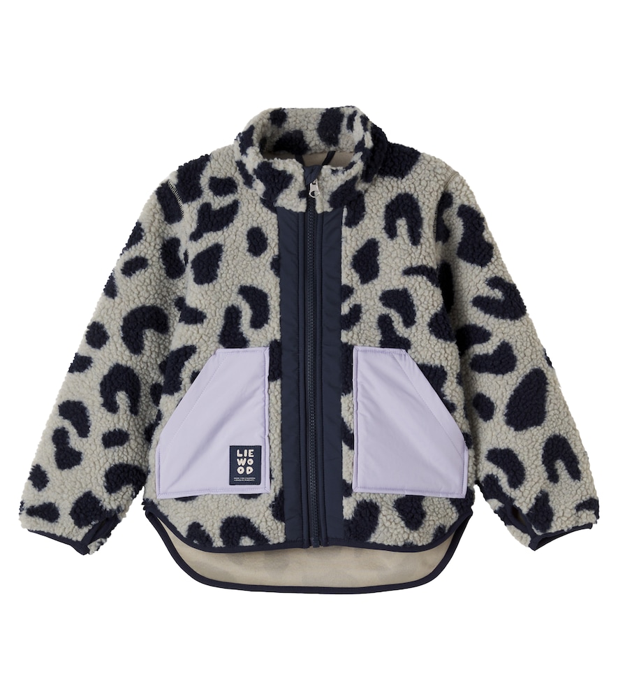 Bedruckte Jacke Noam aus Teddyfleece