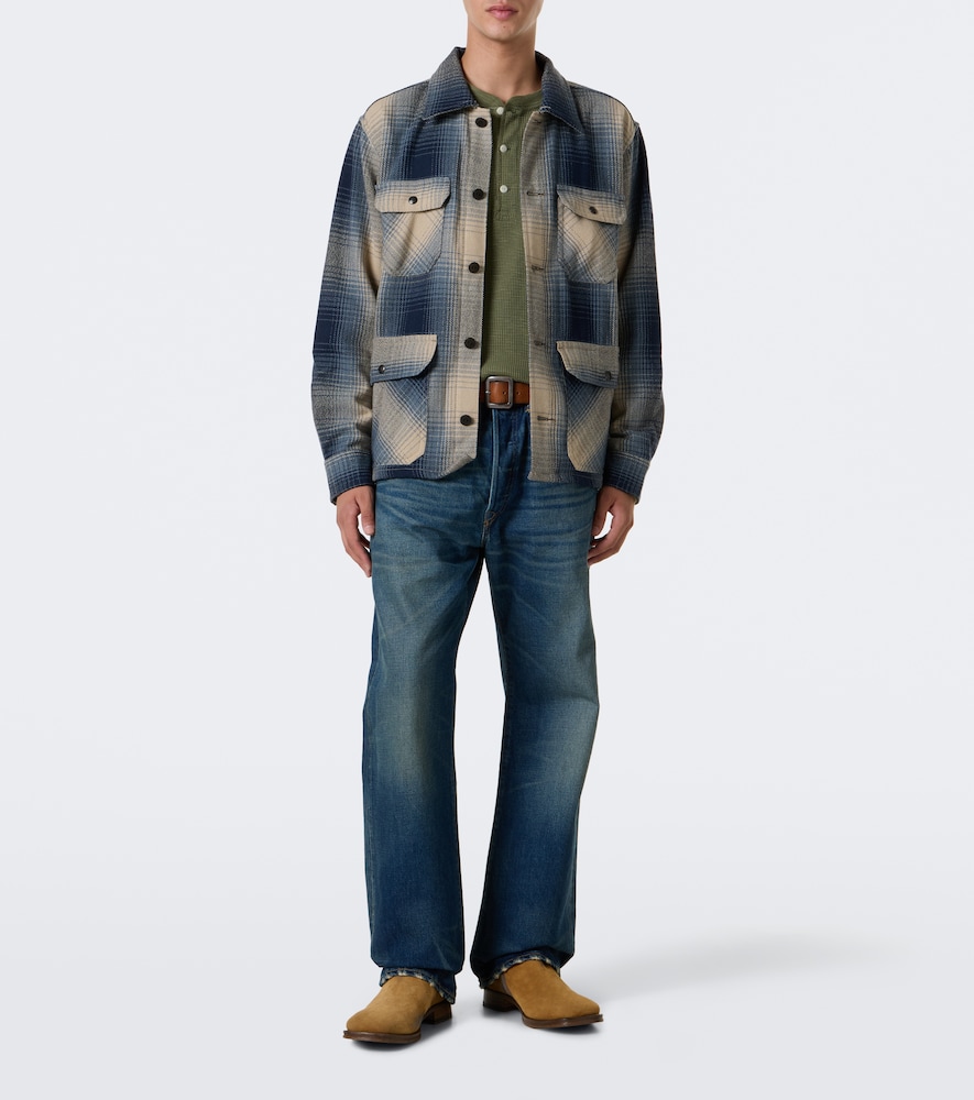 Plaid Wool Twill Shirt