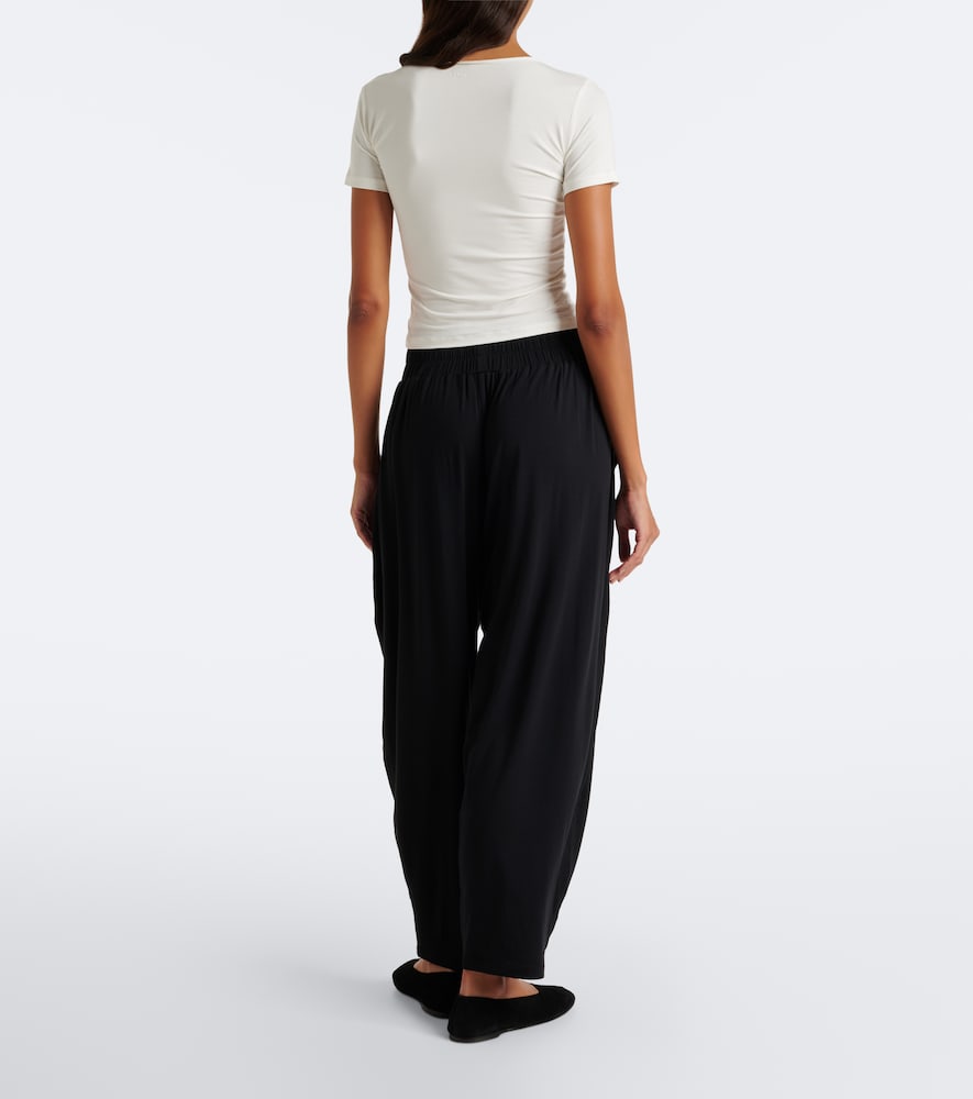 Anna Gathered Jersey T-Shirt
