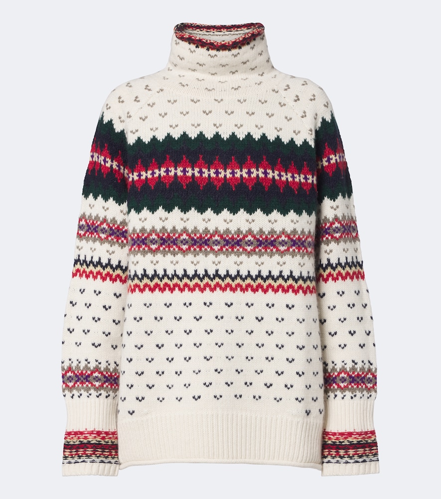 Polo Ralph Lauren Fair Isle Wool, Cotton, And Alpaca Sweater In Multicoloured