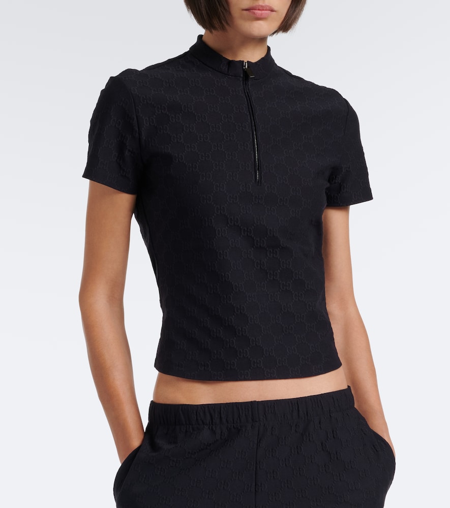 GG Jacquard Jersey Top