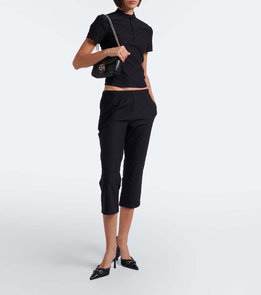 GG Jacquard Jersey Top