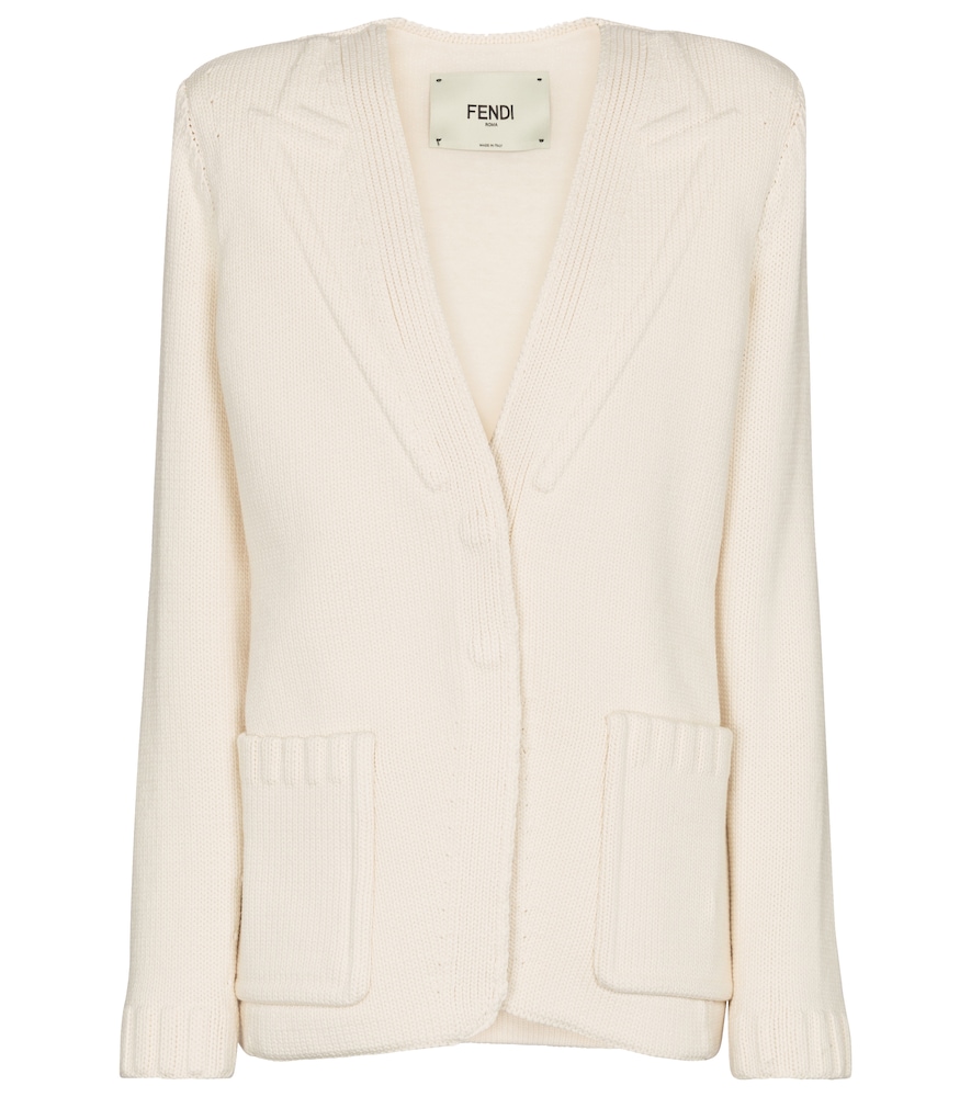 Cotton-blend Blazer Cardigan