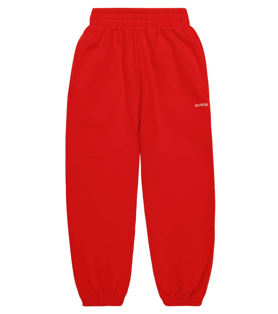 Balenciaga Kids Logo cotton jersey sweatpants