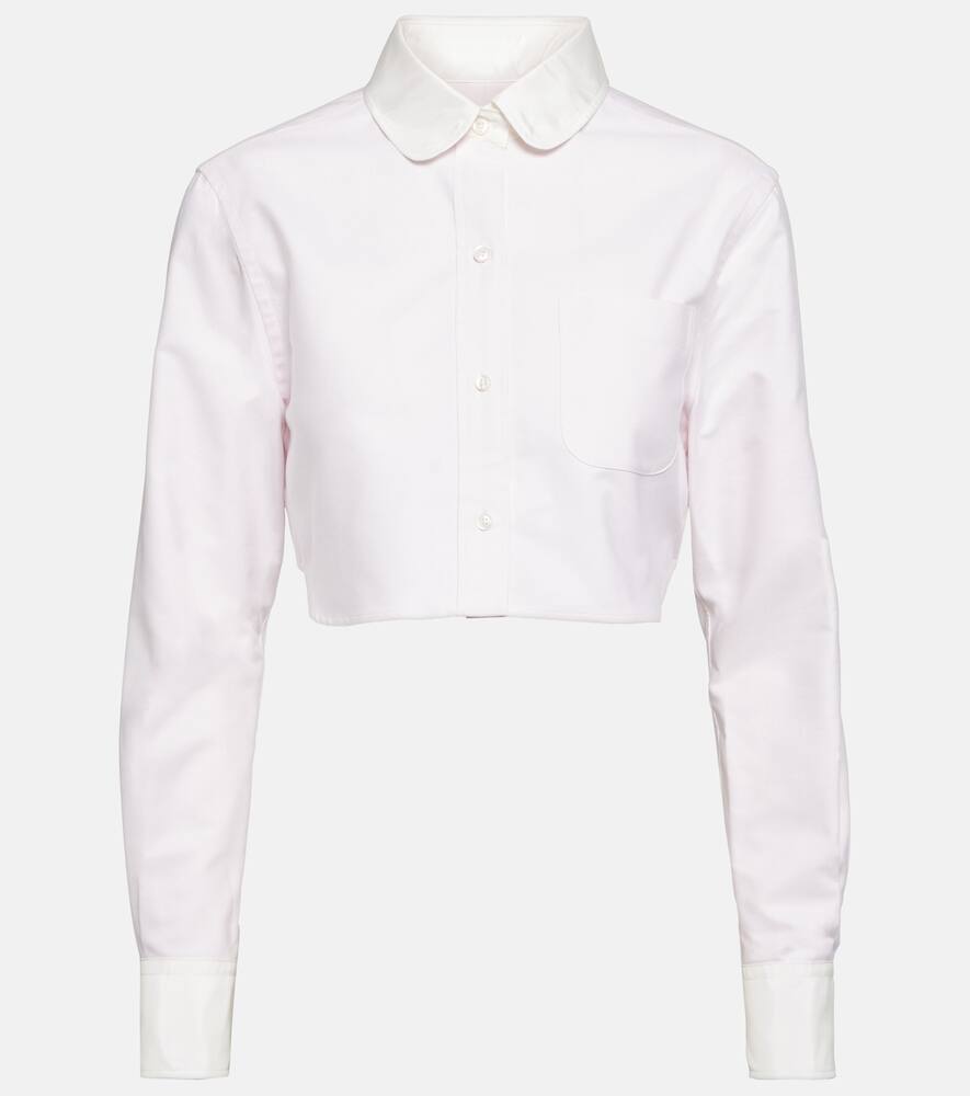 Thom Browne Cropped cotton shirt