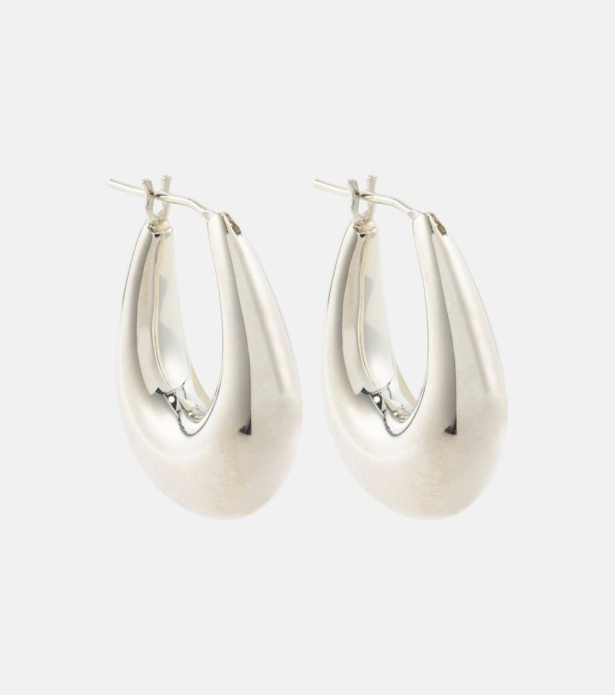 Sophie Buhai Etruscan Large sterling silver hoop earrings