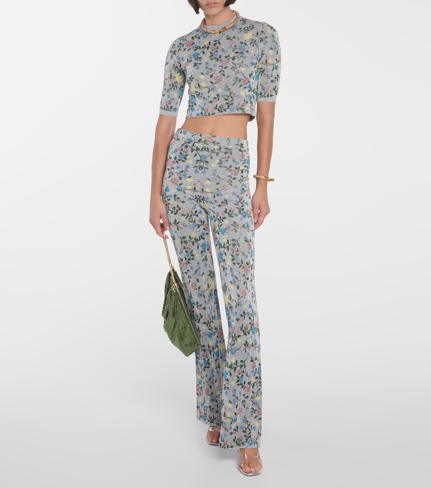  Rabanne Rabanne Floral Jacquard Sweater 