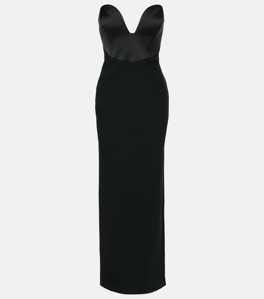 Strapless corset gown