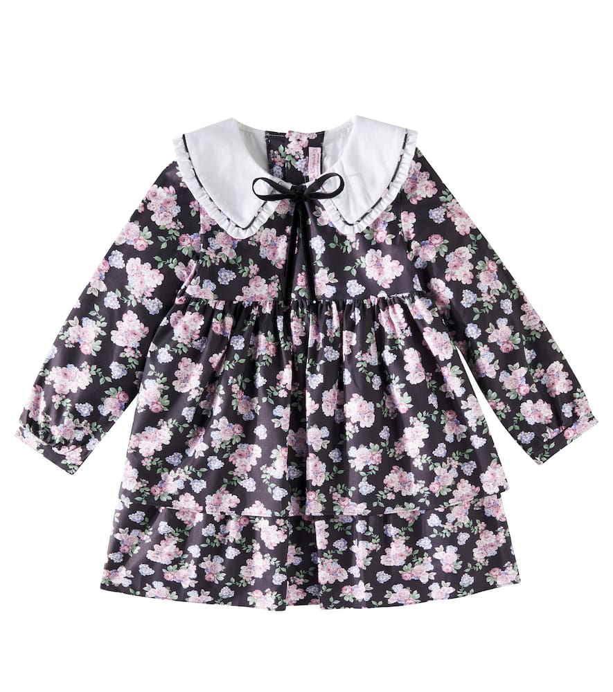La Coqueta Andrea Cotton Dress In Black