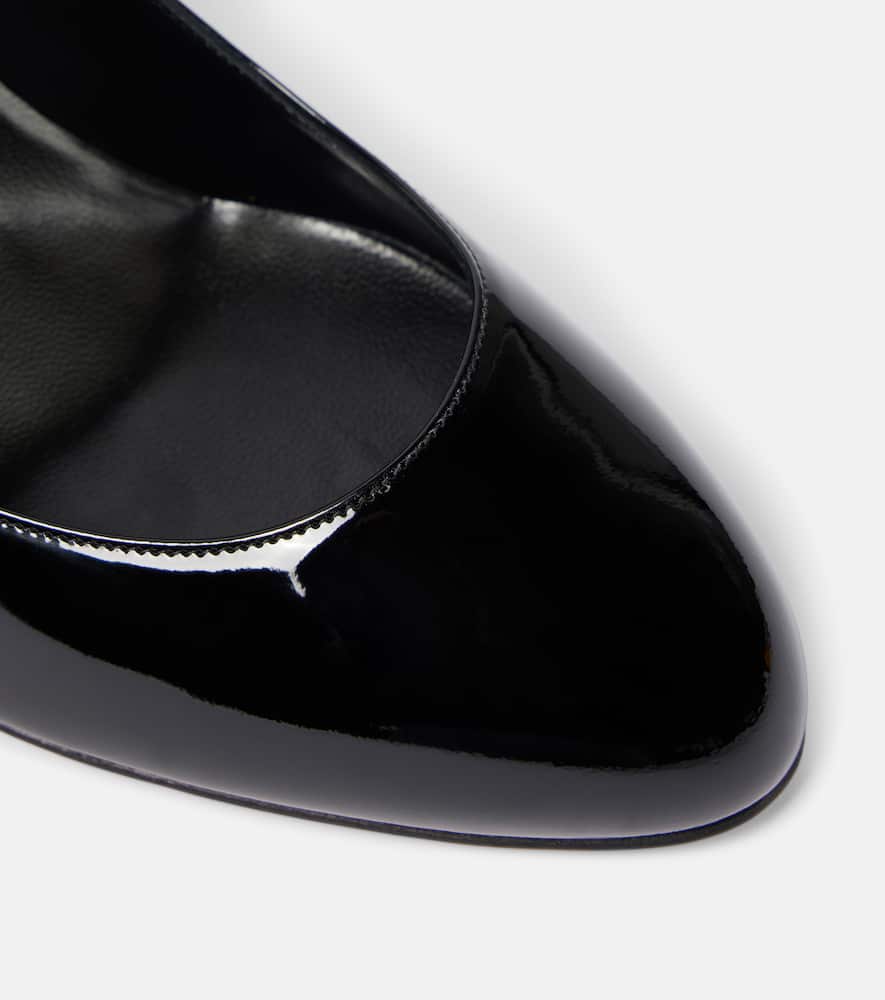 Christian Louboutin Dolly 70 Patent Leather Pumps In Black