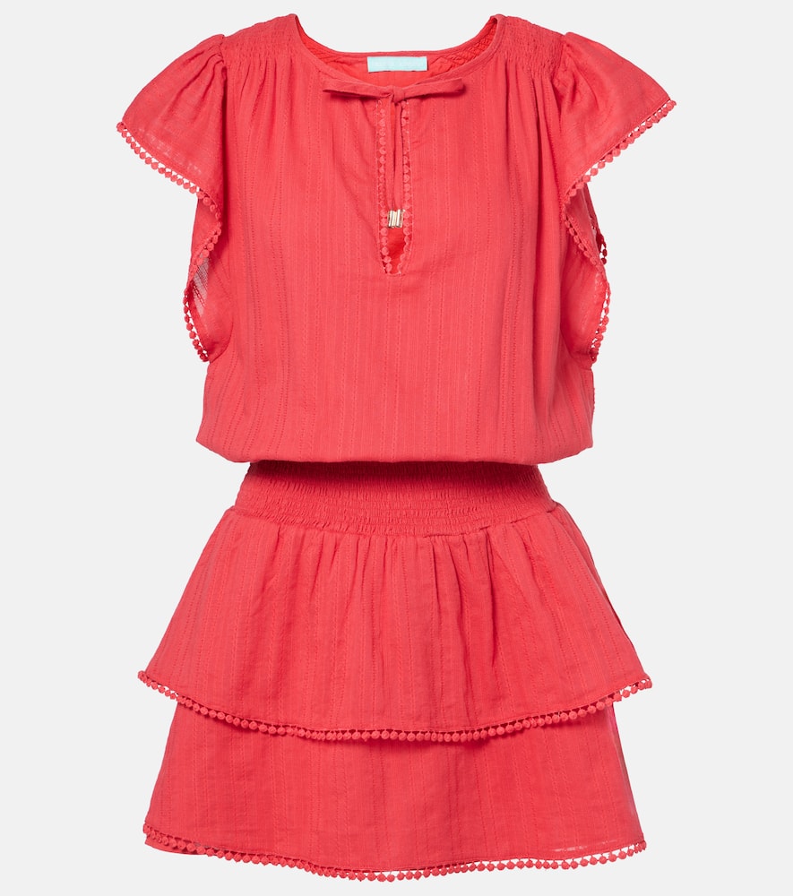 Keri tiered cotton minidress