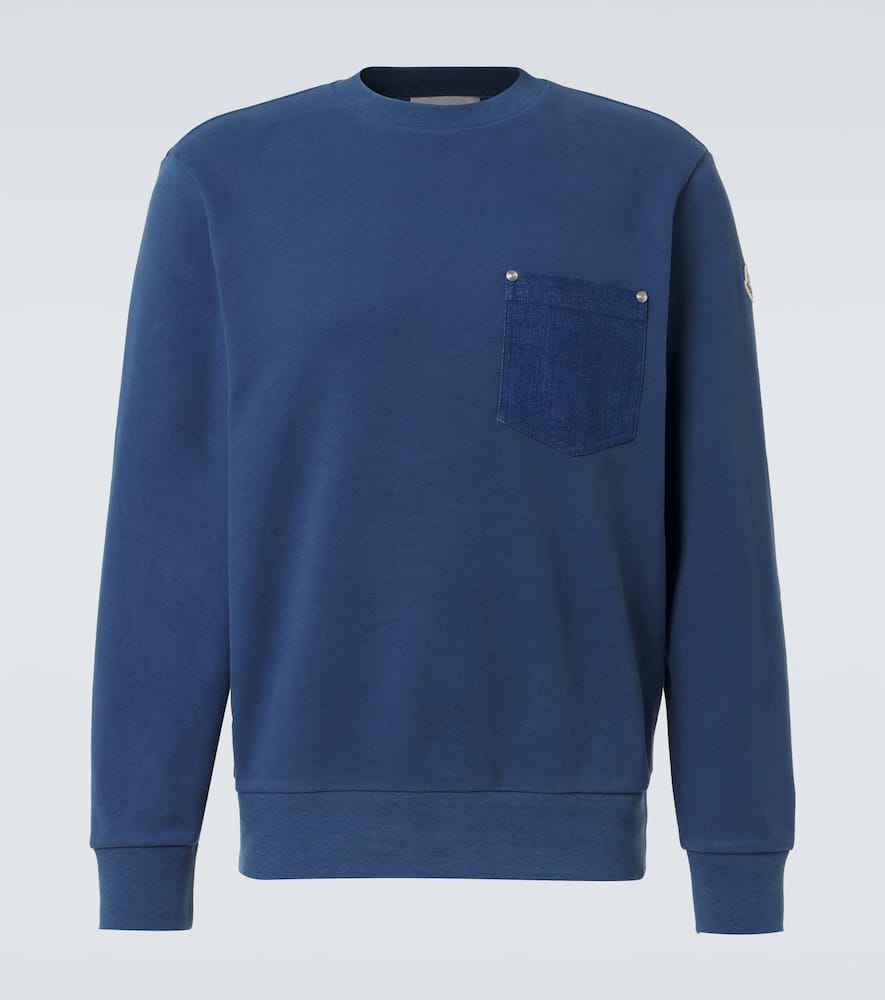 MONCLER COTTON FLEECE SWEATSHIRT