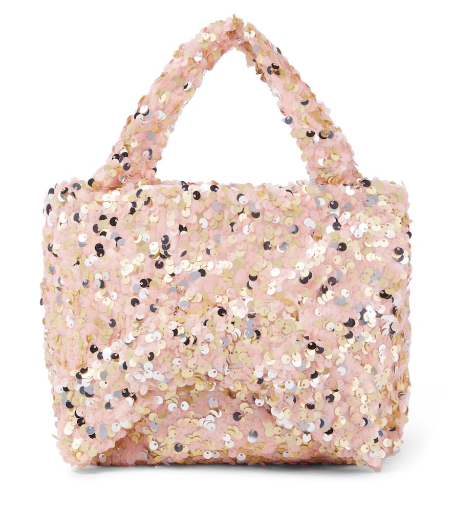 Patachou Sequined tote bag