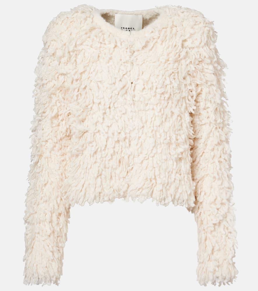 Isabel Marant Fedra Wool Blend Jacket In Neutral