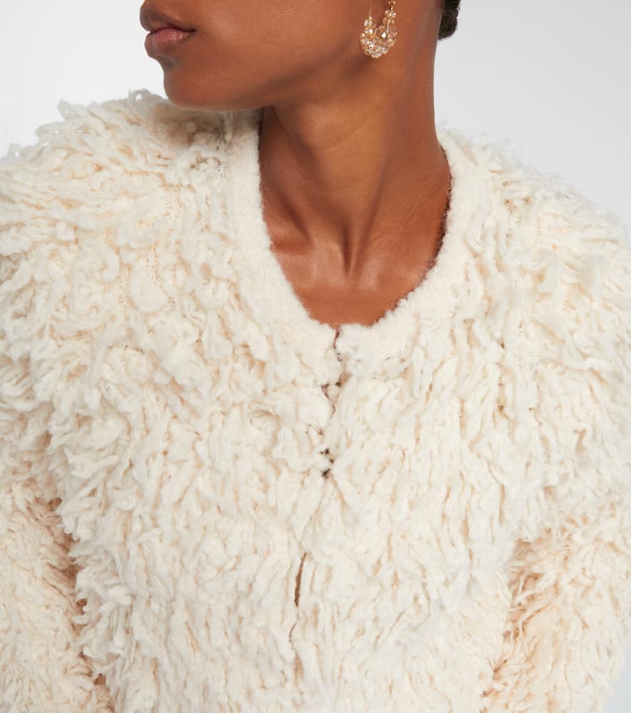 Isabel Marant Fedra Wool Blend Jacket In Neutral