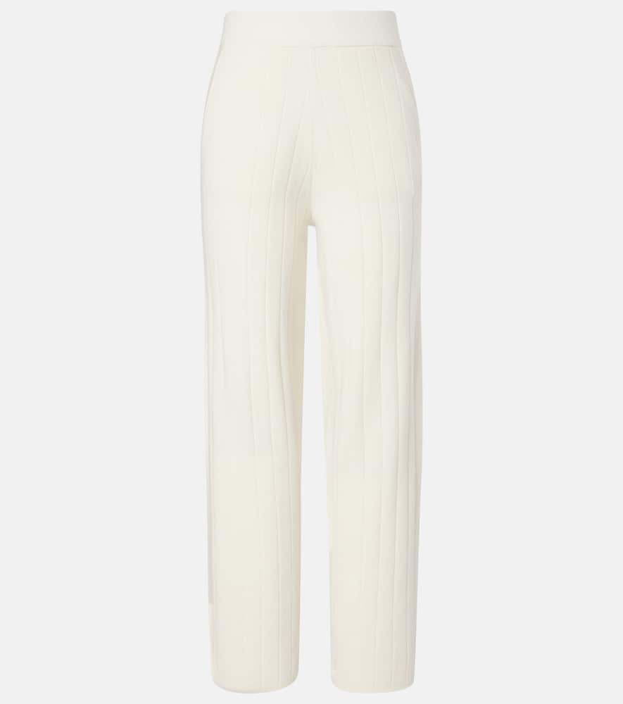 Jardin ribbed-knit cashmere sweatpants