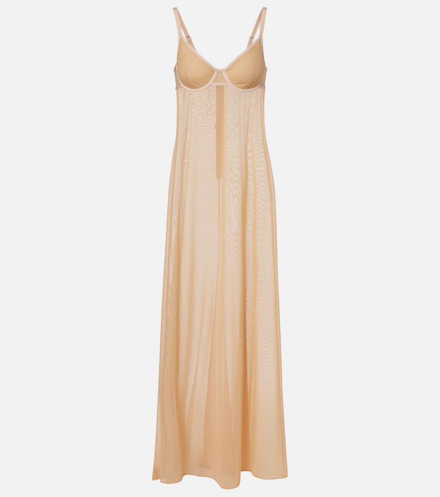 Balenciaga Sheer maxi dress