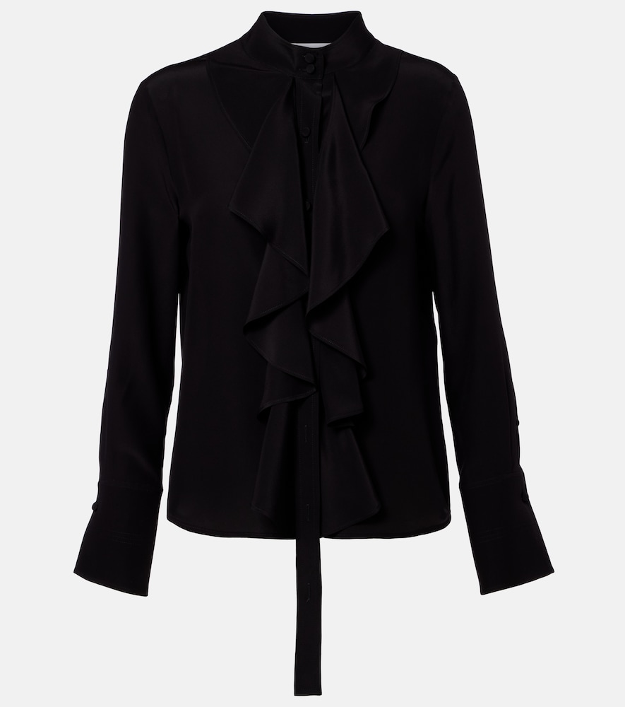 McQueen Ruffled silk blouse
