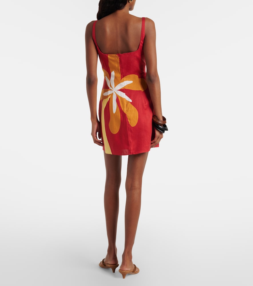  Cala De La Cruz Cala De La Cruz Minikleid Siela Aus Leinen 