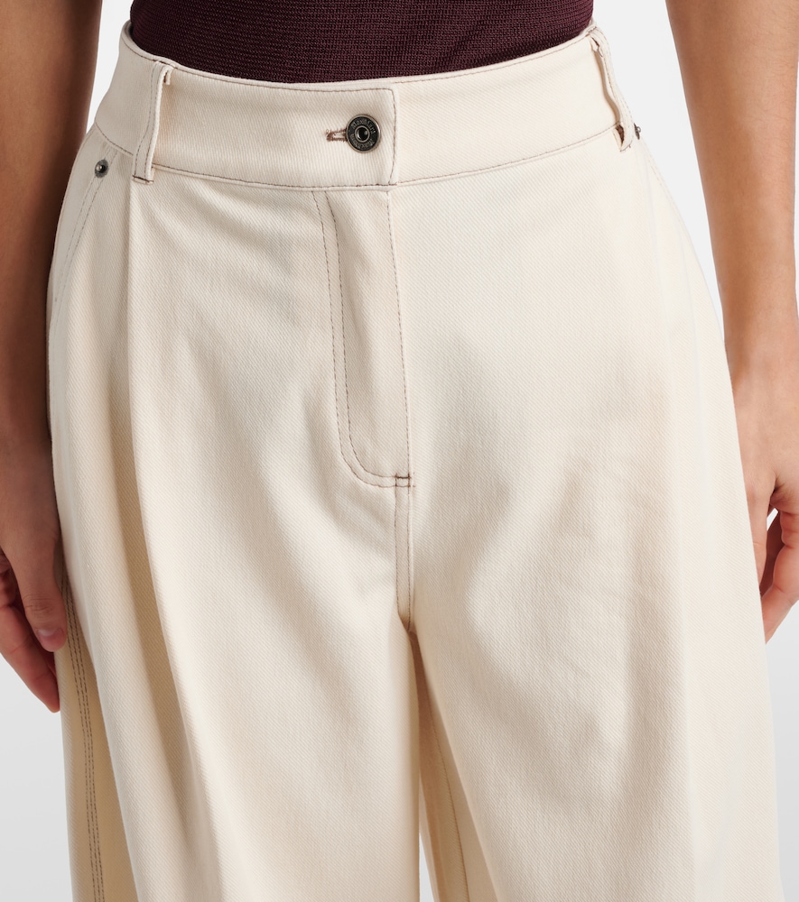  Max Mara Max Mara Pleated Wide-leg Jeans 