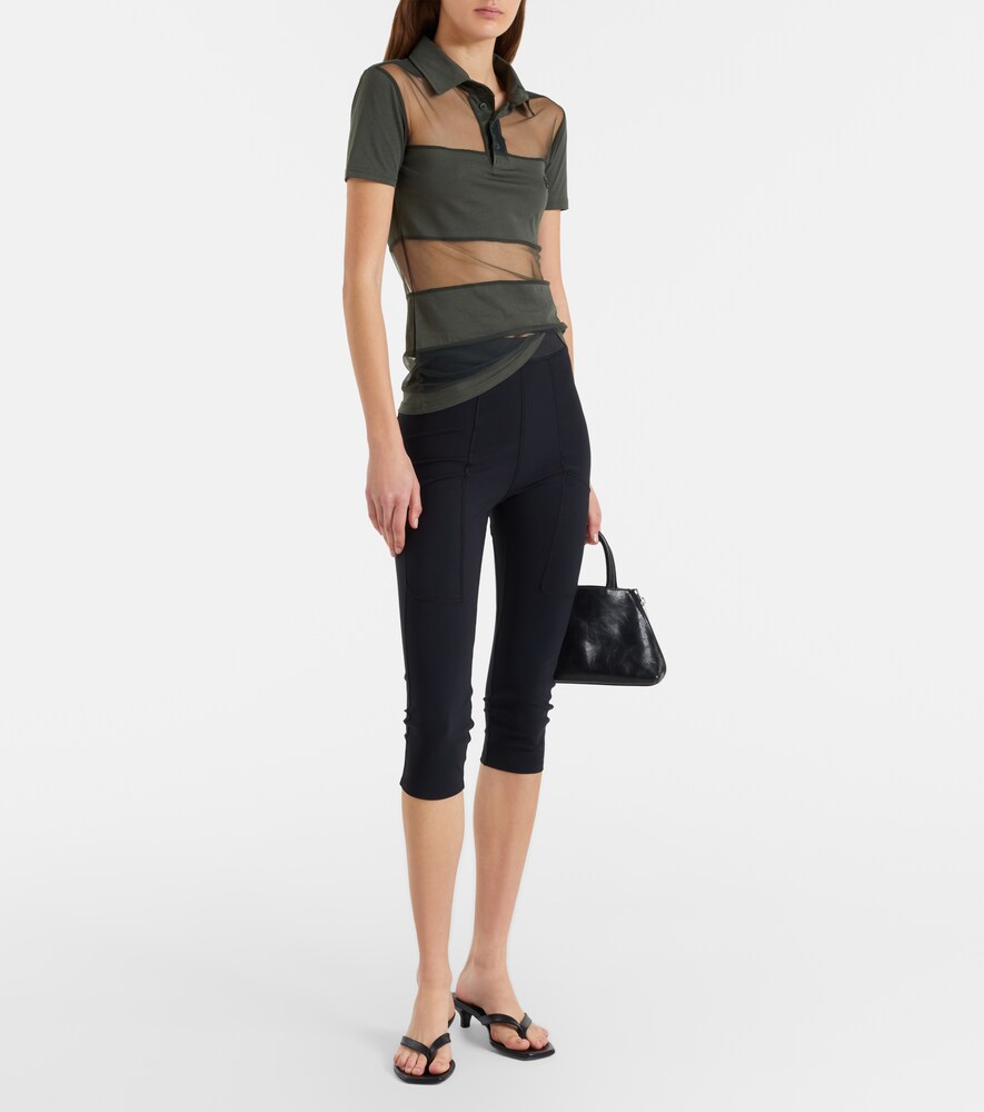  Coperni Coperni Cropped-top Aus Einem Baumwollgemisch 