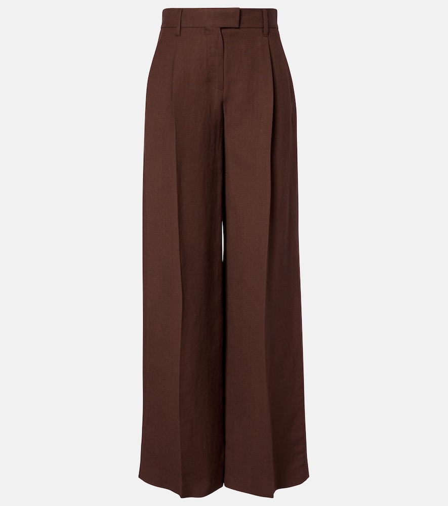 Brunello Cucinelli Women's Brown Wide-Leg Pants UK Size 18 - Mytheresa