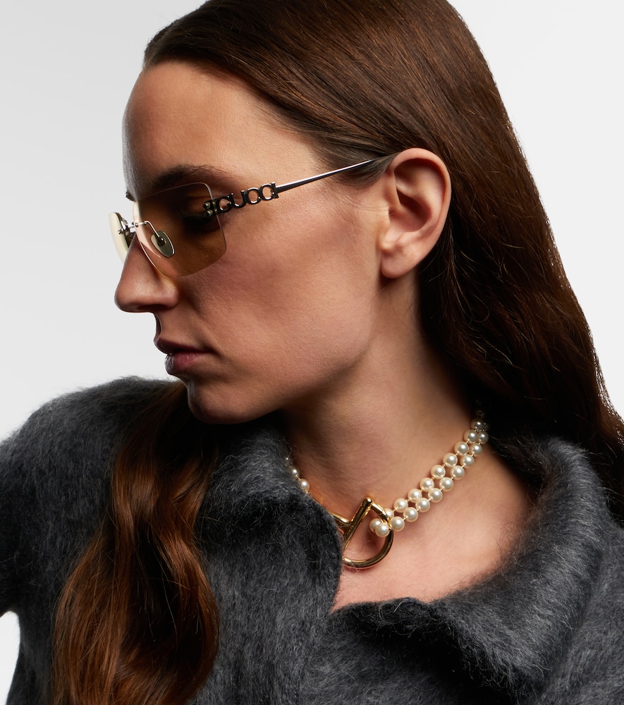  Gucci Gucci Occhiali Rettangolari Gucci Signoria 