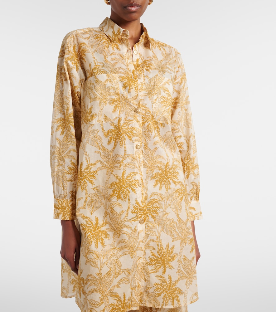 Exotisme Printed Cotton Voile Shirt