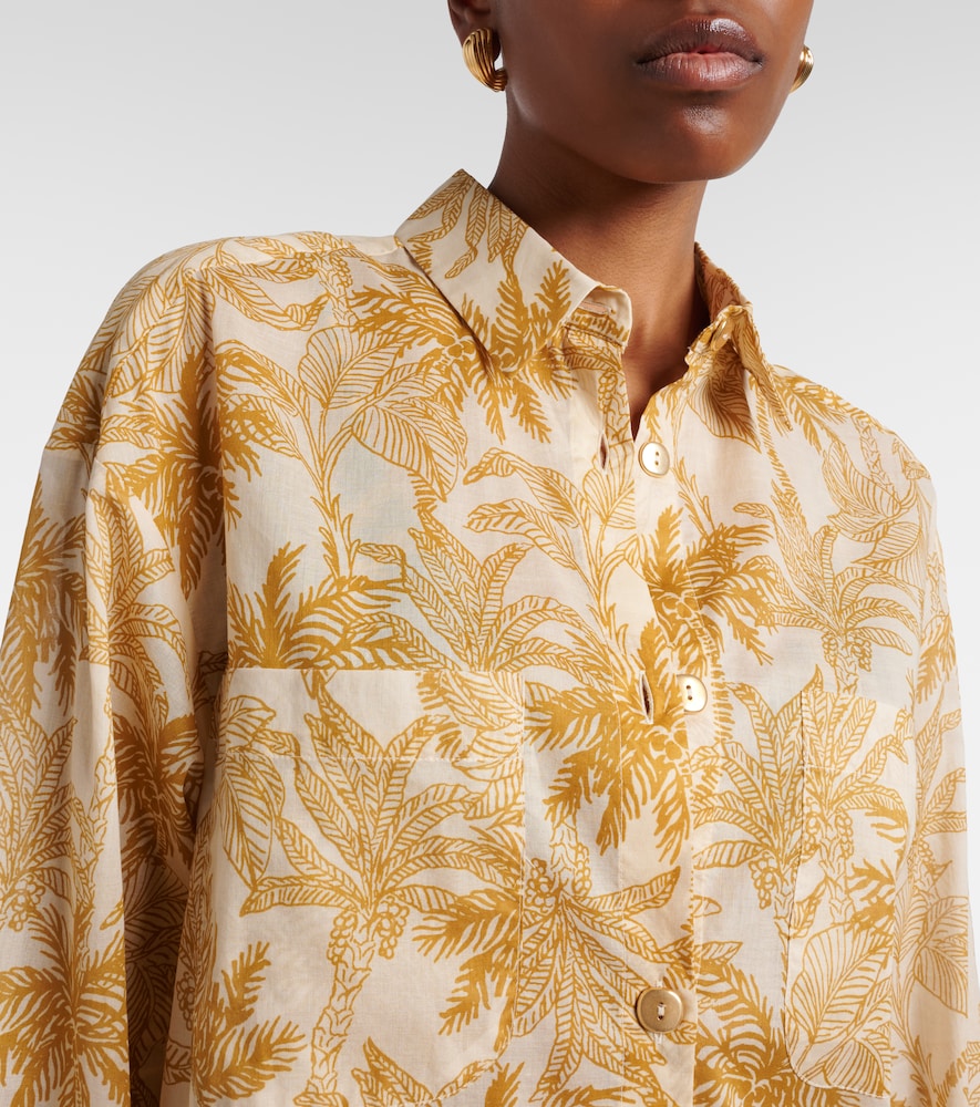  Eres Eres Exotisme Printed Cotton Voile Shirt 